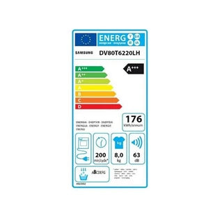 Sèche-linge pompe à chaleur Samsung DV80T6220LH