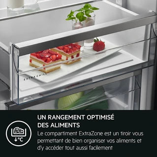 Réfrigérateur congélateur en bas Aeg OSC6M18FDS encastrable 178 cm