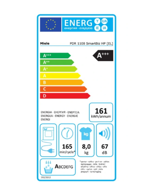 Sèche-linge pompe à chaleur Miele PDR 1108