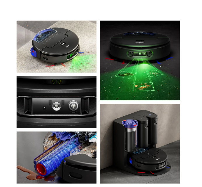 Aspirateur robot Dyson Spot + Scrub AI