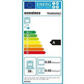Combiné four lave-vaisselle Rosieres TRV60NOIN/1 - TRIO 3 EN 1