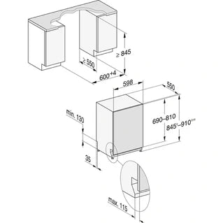 Lave-vaisselle encastrable Miele G 7090 SCVi AutoDos