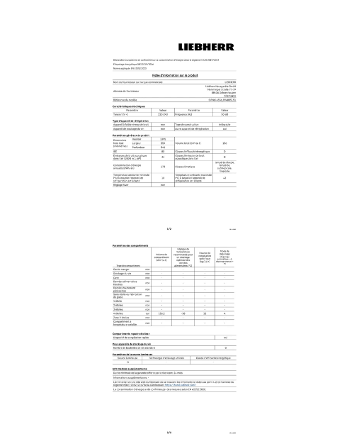 Congélateur armoire Liebherr SIFNDI 4556-22 - Encastrable 140 cm
