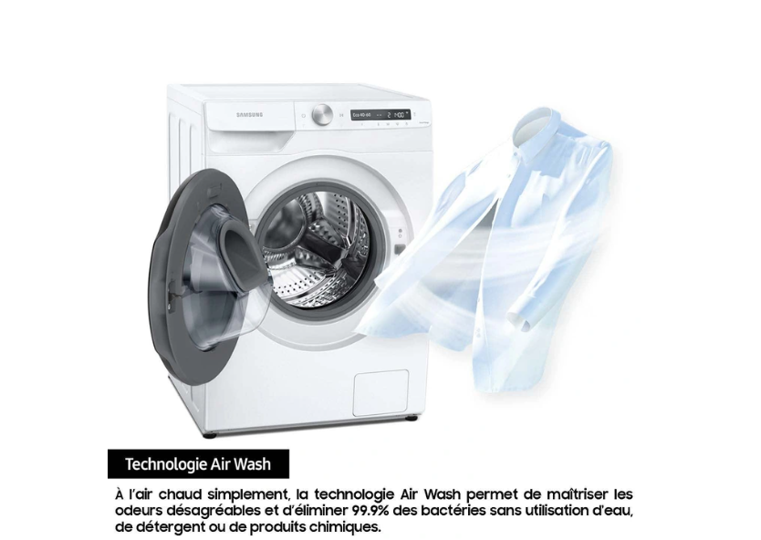 Lave-linge séchant Samsung WD80T4046EW