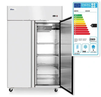 Congélateur armoire Hendi Congélateur avec double portes Profi Line 1240 L Arktic GN 2/1