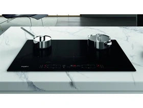 Plaque induction Whirlpool Table de cuisson induction 75cm 4 feux 7200w noir wlb2977ne
