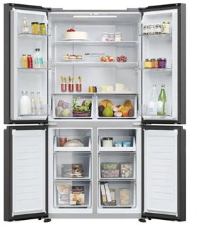 Réfrigérateur multi-portes Haier Réfrigérateur multiportes Cube Clim HCR3818ENPT noir mat