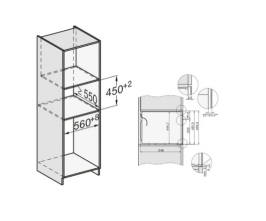 Four encastrable Miele H 7145 BM