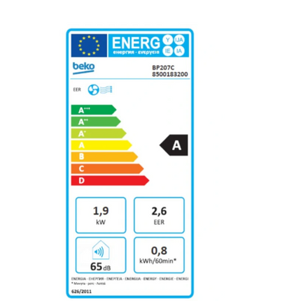 Climatiseur mobile Beko BP207C