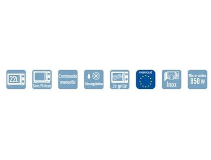 Micro-ondes + Gril Smeg MP322X1