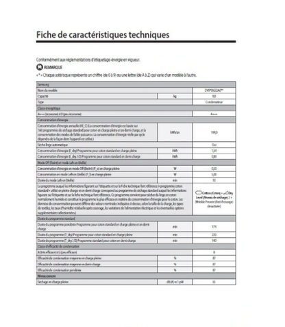 Sèche-linge pompe à chaleur Samsung DV90DG52A0AE