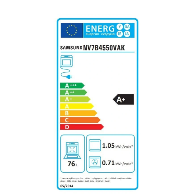 Four encastrable Samsung NV7B4550VAK BESPOKE