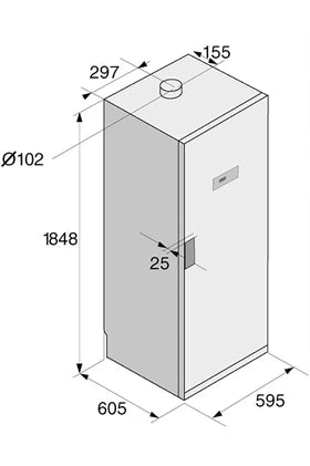 Sèche-linge à évacuation Asko DC7784V.W
