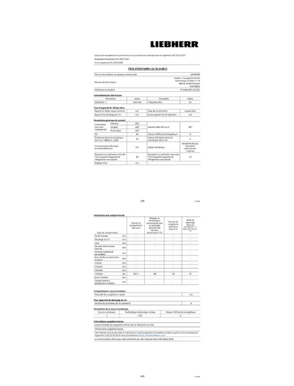 Congélateur top Liebherr FDI 1624-20