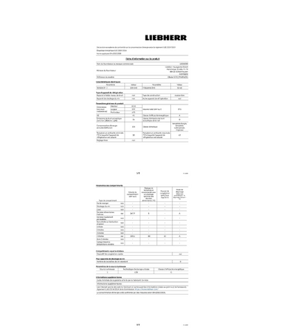 Réfrigérateur congélateur en bas Liebherr CNSDA 5723