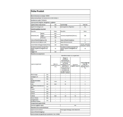 Réfrigérateur congélateur en bas Hisense FCN331ACA Inox