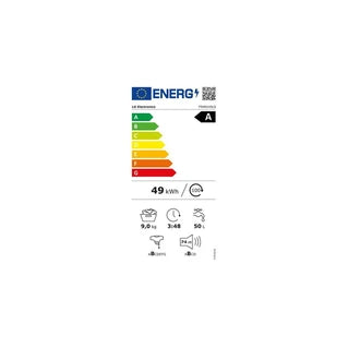 Sèche-linge Pompe à chaleur 8kg  +  Lave-linge hublot Lg PACK Lave-linge hublot 9kg 1400trs/min