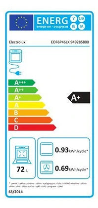 Four encastrable Electrolux Four intégrable 72l 60cm pyrolyse inox EOF6P46LX