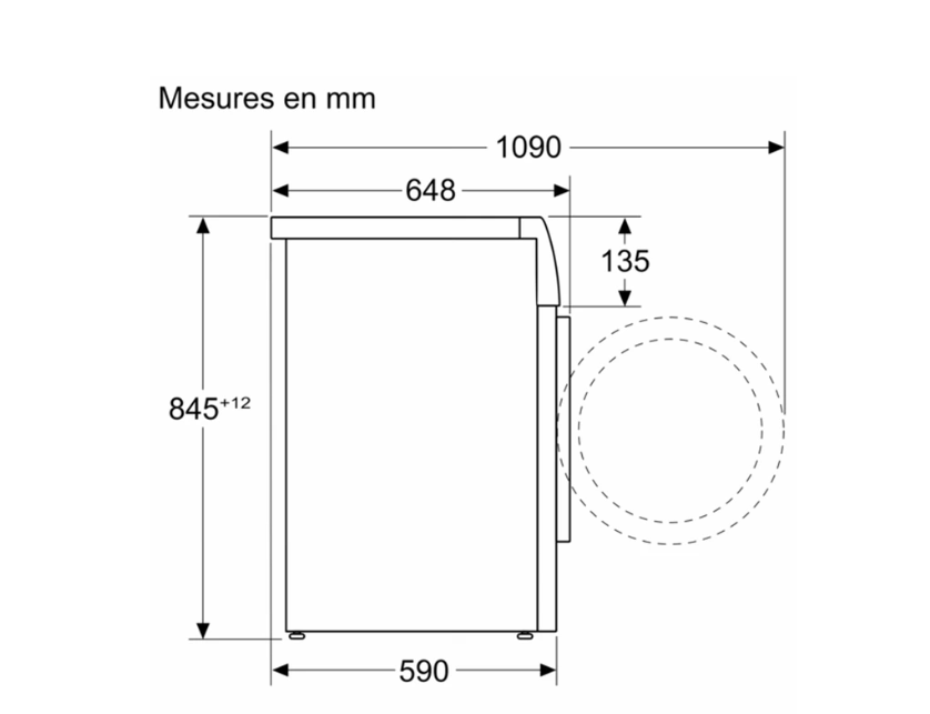 Lave-linge hublot Siemens WG54B2A2FR iQ700