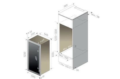 Cave de service Le Chai LB720V/1