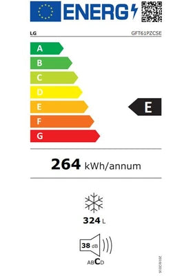 Congélateur armoire Lg GTF61PZCSE