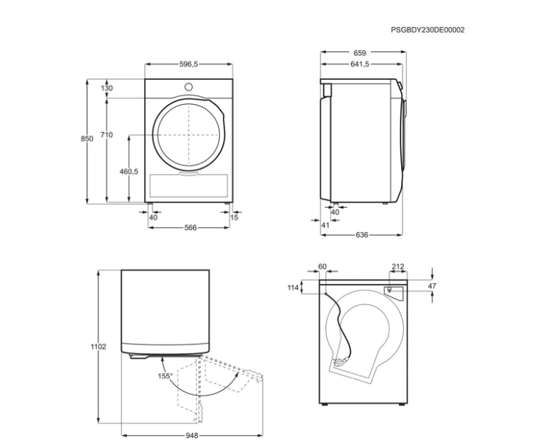 Sèche-linge pompe à chaleur Electrolux ew9hi783fc
