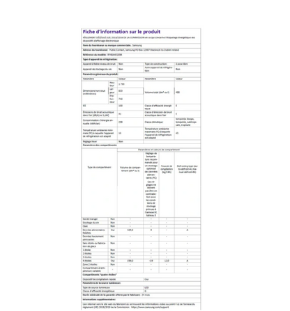 Réfrigérateur multi-portes Samsung RF48A401EB4