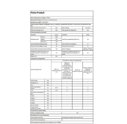 Réfrigérateur 1 porte Hisense RL5K370GSFD Freshfit