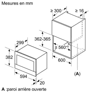Micro-ondes mono-fonction Siemens BF634LGS1 IQ700 INOX