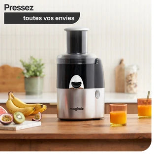 Extracteur de jus Magimix JUICE EXPERT 4 CHROME ET NOIR 18083F