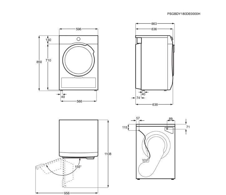 Sèche-linge pompe à chaleur Aeg TR81A3G2BGE 8 kg