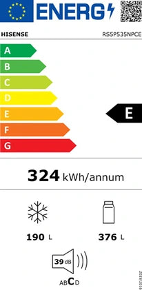 Réfrigérateur américain Hisense RS5P535NPCE