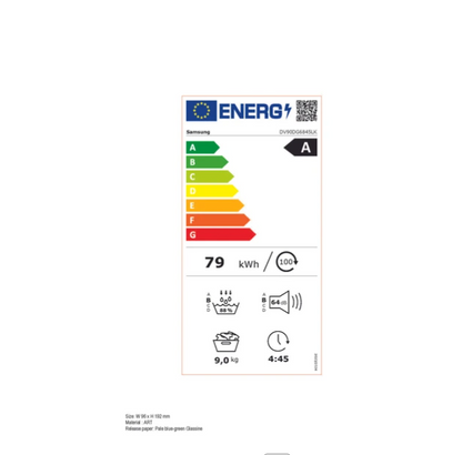 Sèche-linge pompe à chaleur Samsung DV90DG6845LK