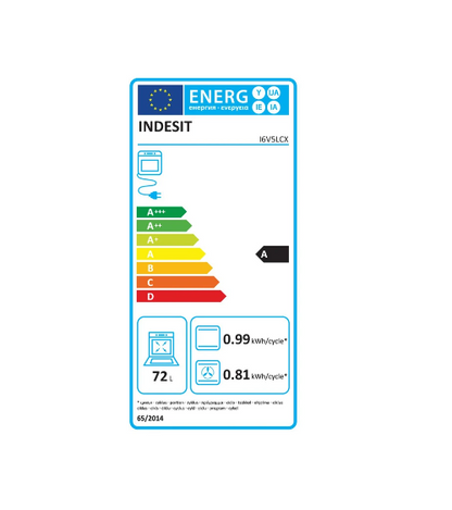 Cuisinière vitrocéramique Indesit I6V5LCX inox