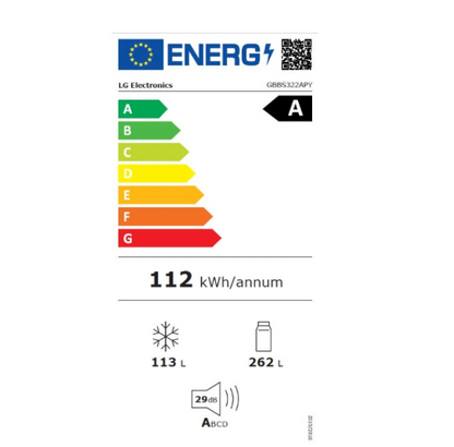 Réfrigérateur congélateur en bas Lg GBBS322APY