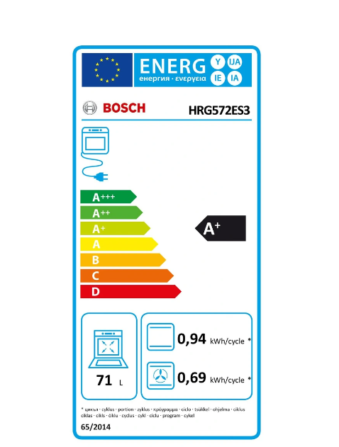 Four encastrable Bosch HRG572ES3