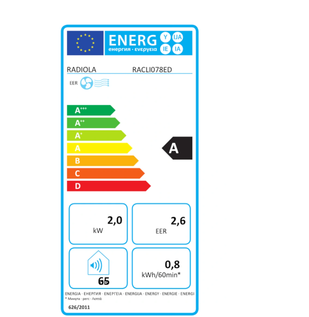 Climatiseur mobile Radiola RACLI078ED