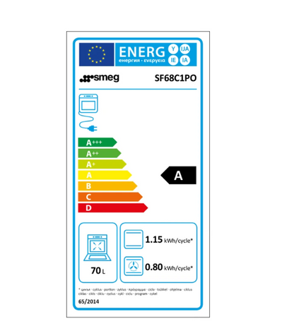 Four encastrable Smeg SF68C1PO Crème