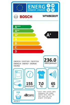Sèche-linge pompe à chaleur Bosch WTW86581FF