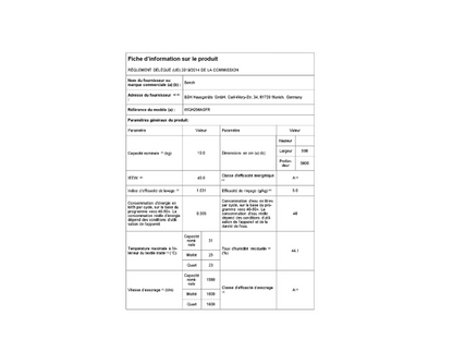 Lave-linge hublot Bosch WGH256ASFR