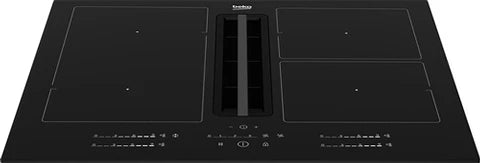 Plaque de cuisson avec hotte intégrée Beko HIXI64700UF + HOTTE INTÉGRÉE