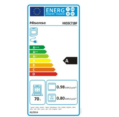Gazinière Hisense HKS5C71BF
