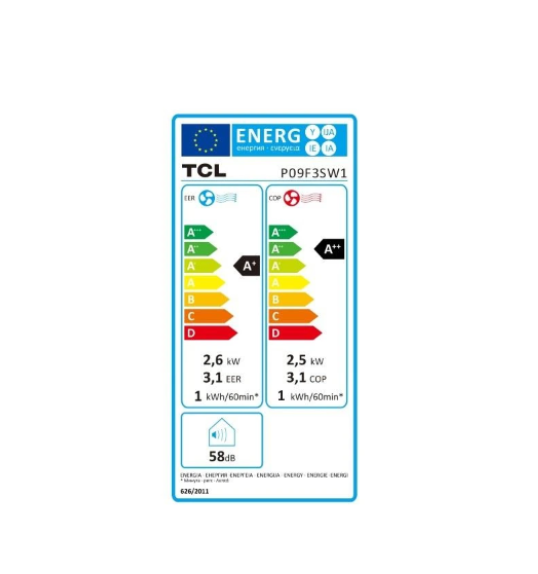 Climatiseur mobile Tcl P09F3SW1
