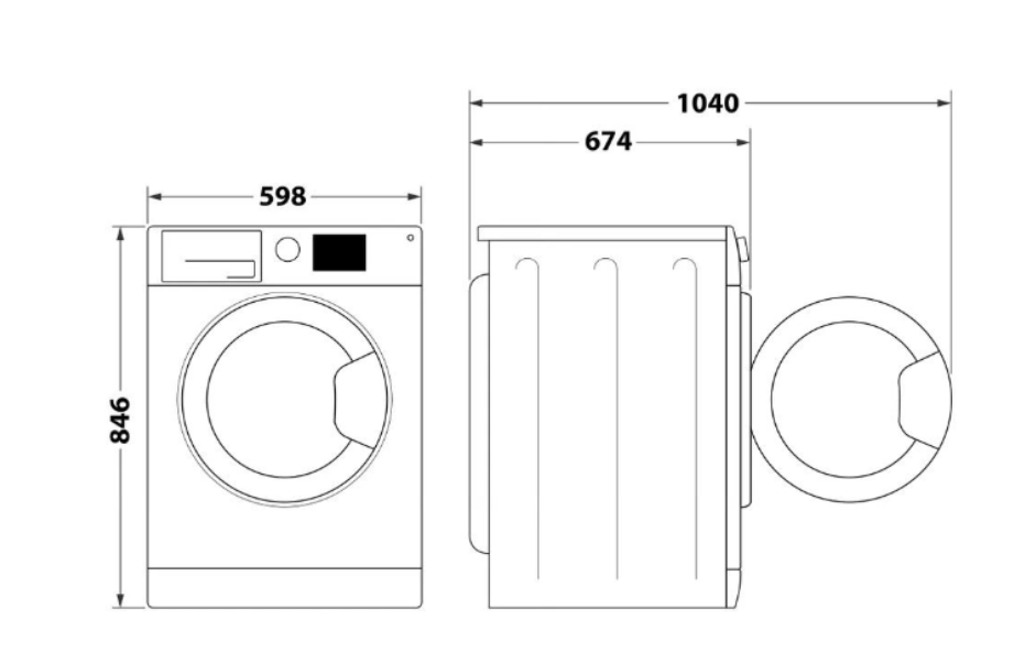 Sèche-linge pompe à chaleur Whirlpool C WD 95M WBR FR Blanc