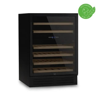 Cave multi-températures Les Petits Champs Cave à vin dual zone 46 bouteilles encastrable - CAVCEDB46
