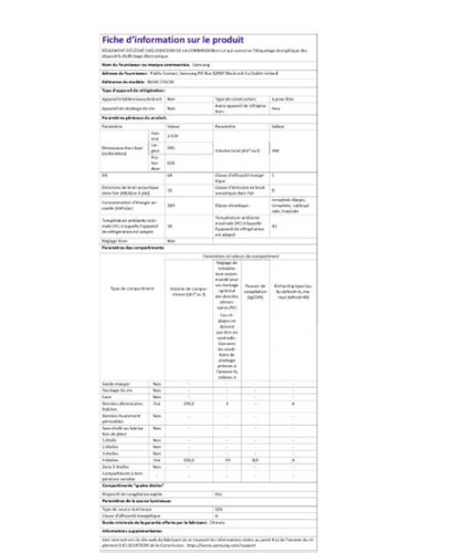 Réfrigérateur congélateur en bas Samsung RB38C776CS9