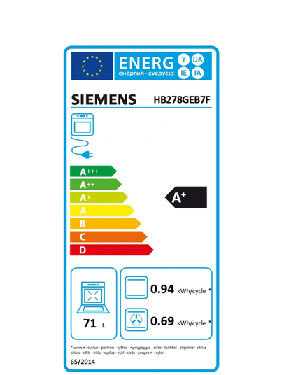 Four encastrable Siemens hb278geb7f