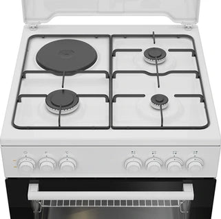 Cuisinière mixte Beko fbs63031wcs