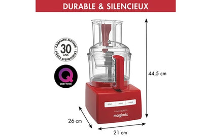 Robot multifonction Magimix 18713F CS 5200 XL PREMIUM ROUGE