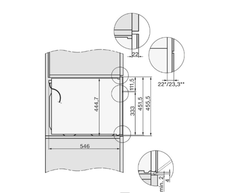 Four encastrable Miele H 7145 BM